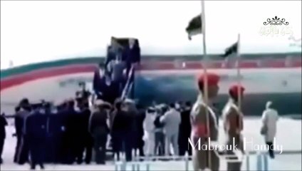 الملك السنوسي اخر ملوك ليبيا يستقبل ملك المغرب عام 1965