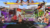 SFXT Street Fighter X Tekken mods new sexy Hazuki Juri Blade and Soul costumes HD 1080p gameplay