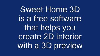 Download Sweet Home 3D free interior design software