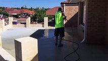 Hosing Down Liquid Limestone