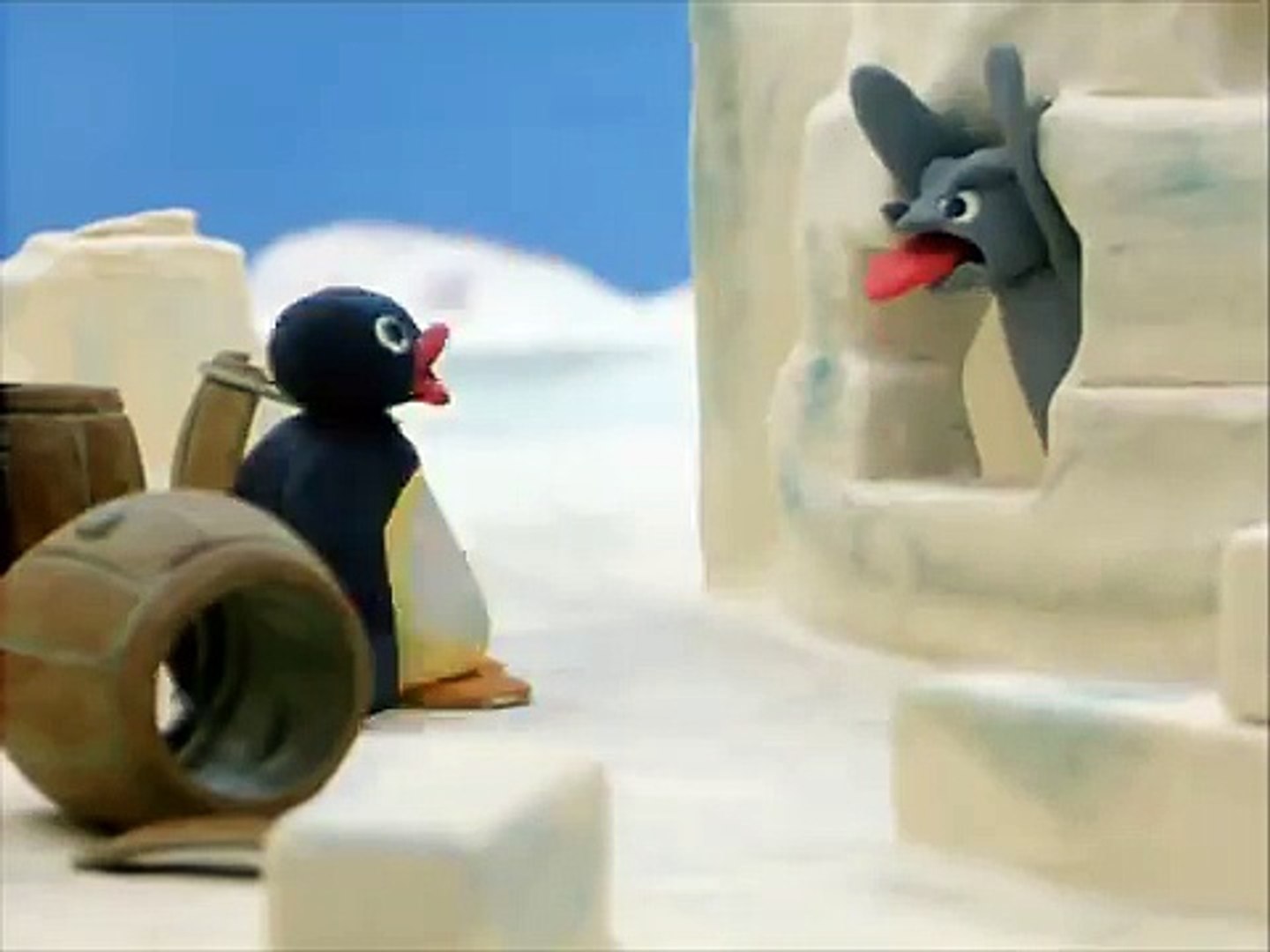pingu - bolas de nieve con la foca - video Dailymotion