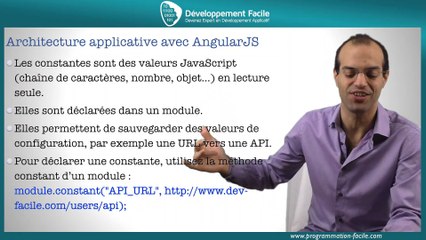 Comment créer et utiliser les constantes avec AngularJS