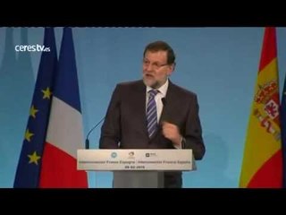 Rajoy y Valls inauguran un nuevo enlace que reducirá la factura eléctrica