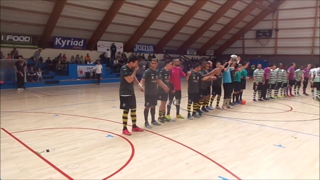 1/4 de final, Coupe nationale de futsal : DOUAI GAYANT VS SPORTING PARIS - 18 avril 2015 ...