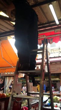 ינעל העולם - התקנת מצלמות אבטחה בשוק הכרמל