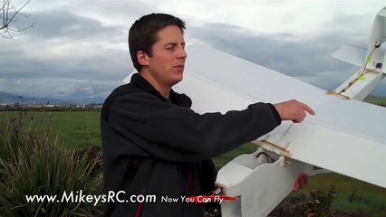 VERY SLOW Flying FPV - AV Plane only $15 in materials!