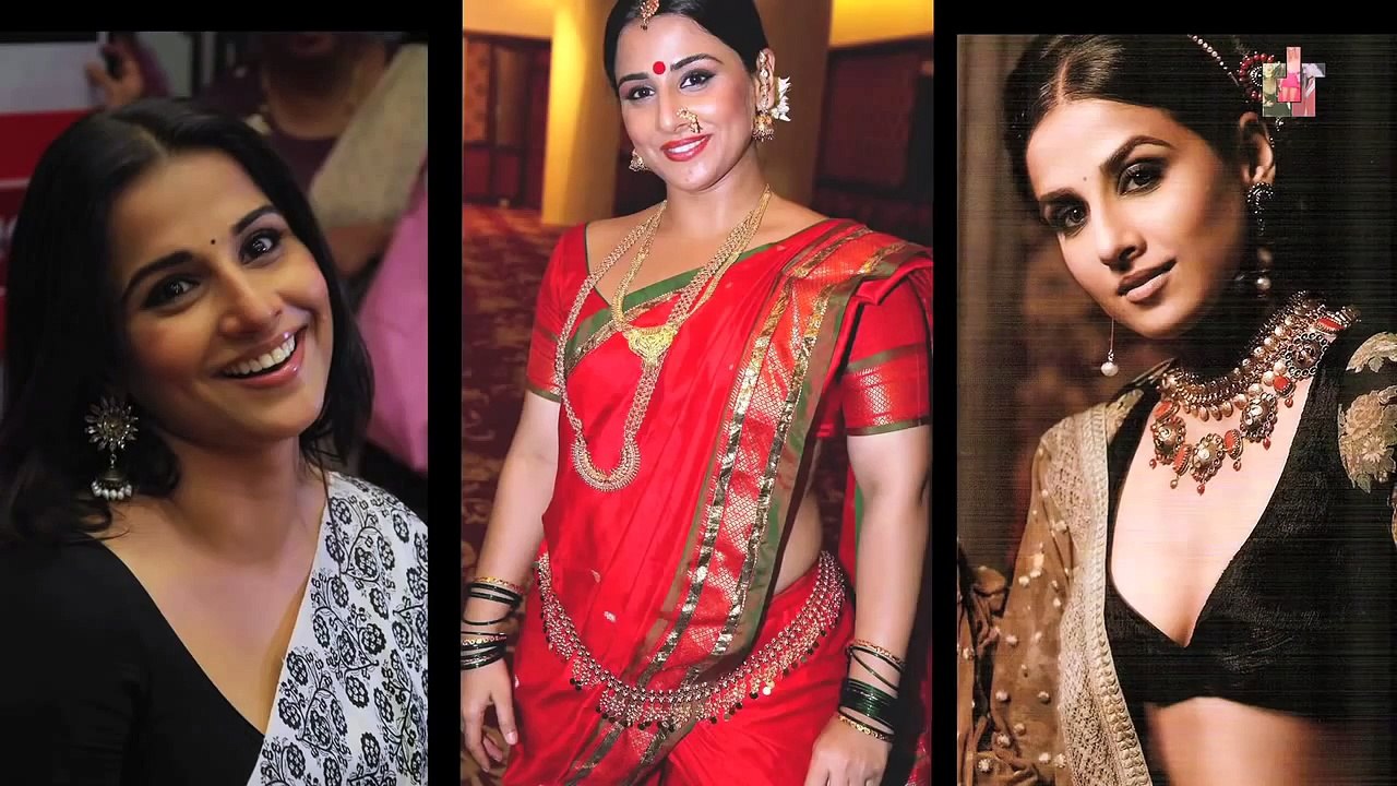 Vidya Balan Exposing Her Cleavage