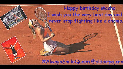 Maria Sharapova 2015 Birthday Project