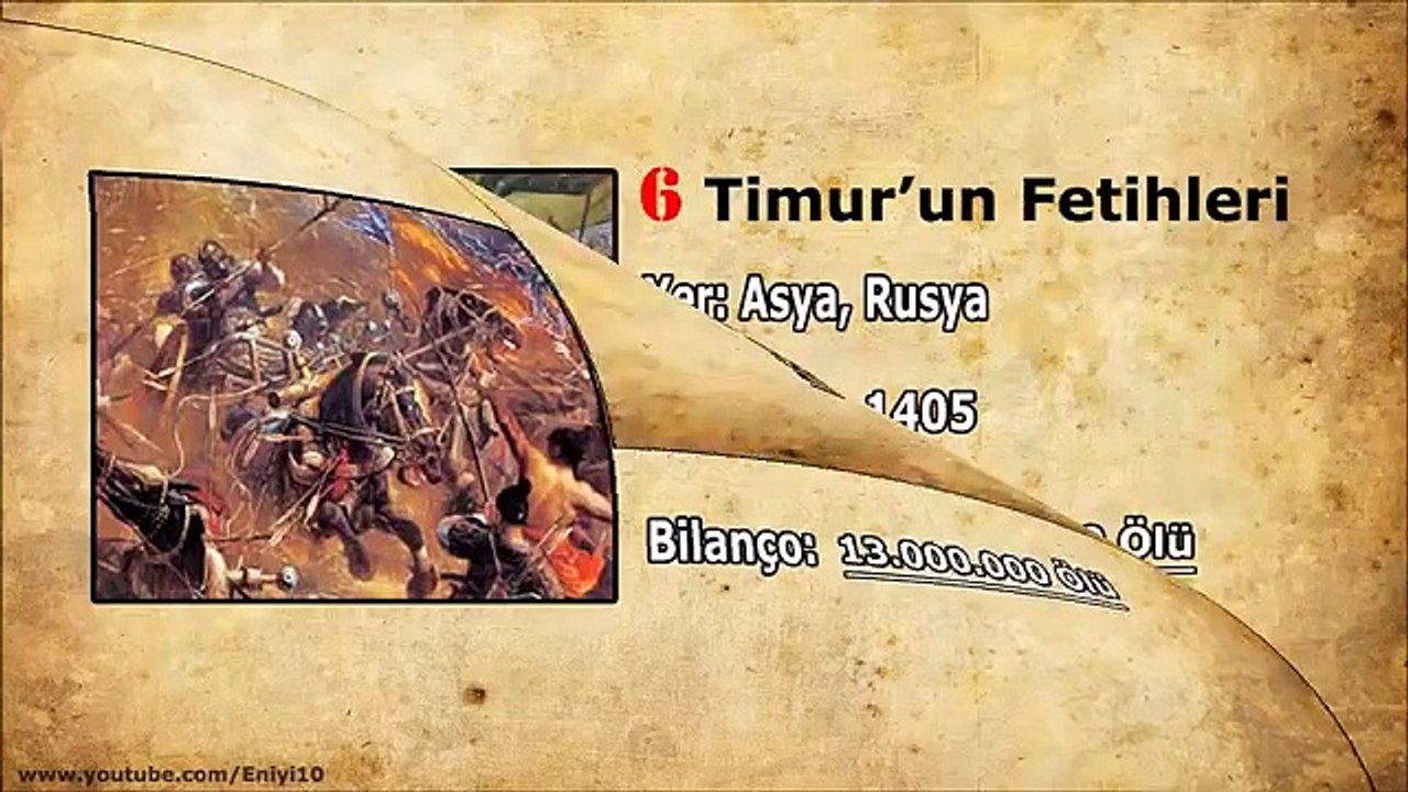 İnsanlık Tarihinin En Kanlı 10 Savaşı