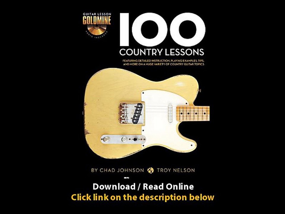 Download Country Lessons Guitar Lesson Goldmine Series BookCD By John A LomaxAl
