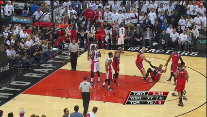 Quand Bradley Beal dit au revoir à Kyle Lowry après un panier
