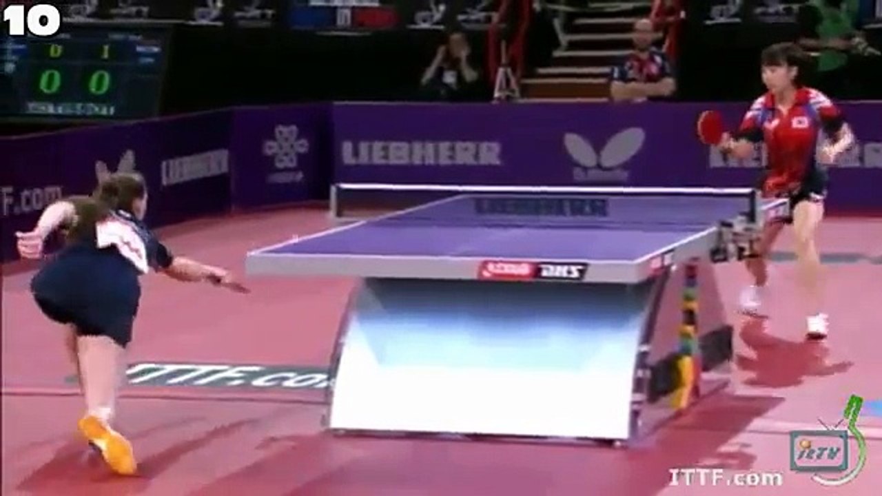 Top 10 Best Unbelivable Table Tennis Shots