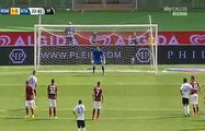 roma v. atalanta 1-1 German Denis penalty goal