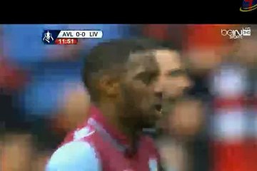 Aston Villa v. Liverpool N'Zogbia great long shot