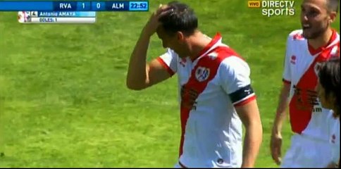 Goal Antonio Amaya 1:0 -  Rayo Vallecano vs UD Almería  - 19/04/2015