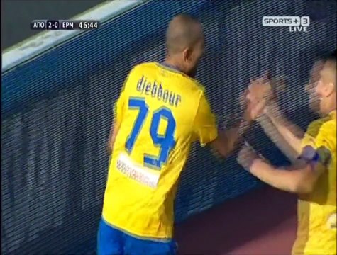 ΑΠΟΕΛ-Ερμής Γκολ Τζεμπουρ 47'