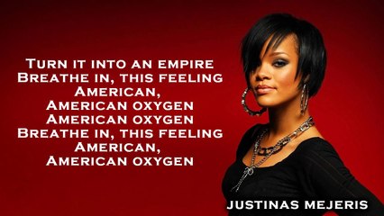 RIHANNA American Oxygen (LYRICS VIDEO) HQ