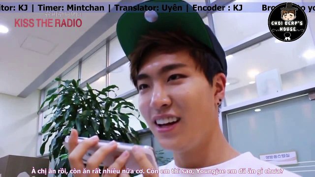 [YJGOT7FC Vietsub] 140709 YoungJae calls nuna fan @ Sukira Kiss The Radio