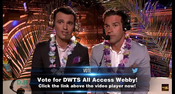 Tony Dovolani & Gethin Jones' comments about Nastia Liukin & Derek Hough's Tango - All Access - Week 6