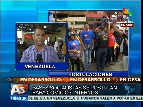 Simpatizantes del PSUV se preparan para elección primaria de junio