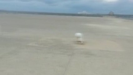 Geminin Karaya Oturma Anı Kameralara Yansıdı