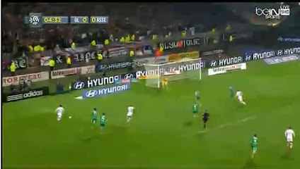 lyon-saint-etienne Lacazette, Jallet and Fekir chances