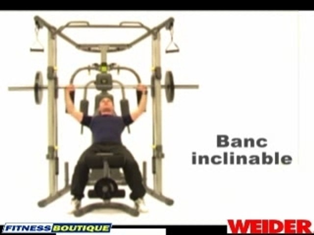 Banc de musculation WEIDER Smith Machine - Vidéo Dailymotion