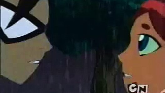Robin and Starfire's first real kiss - video dailymotion