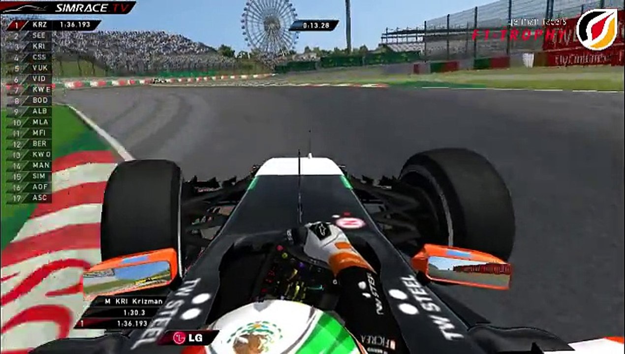 F1 Trophy 2014-15 - 15 Rennen in Japan