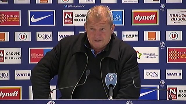 Rolland Courbis après MHSC 1-0 SM Caen (33ème journée L1)