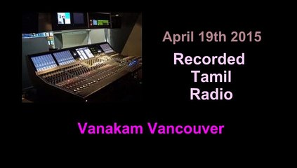 Vanakam Vancouver 2015-04-19