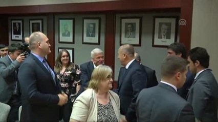 Çavuşoğlu, Türk-Amerikan Toplumu Temsilcileriyle Bir Araya Geldi