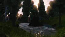 The Elder Scrolls IV Oblivion sunset in Shadeleaf Copse