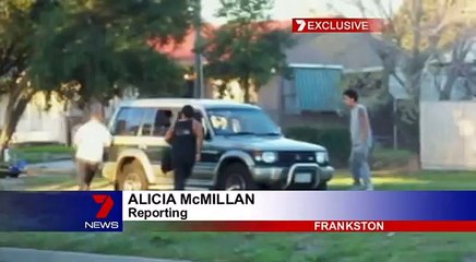 Brutal bashing in frankston on a busy roadside