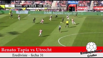 Twente vs Utrecht: ¡Mira lo mejor de Renato Tapia! (VIDEO)
