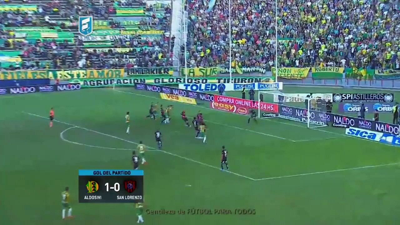 Aldosivi 1 San Lorenzo 0 - Primera Division 2015 - Fecha 10