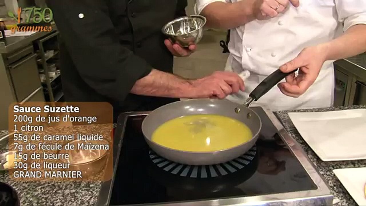 Recette de la Crêpes Suzette -