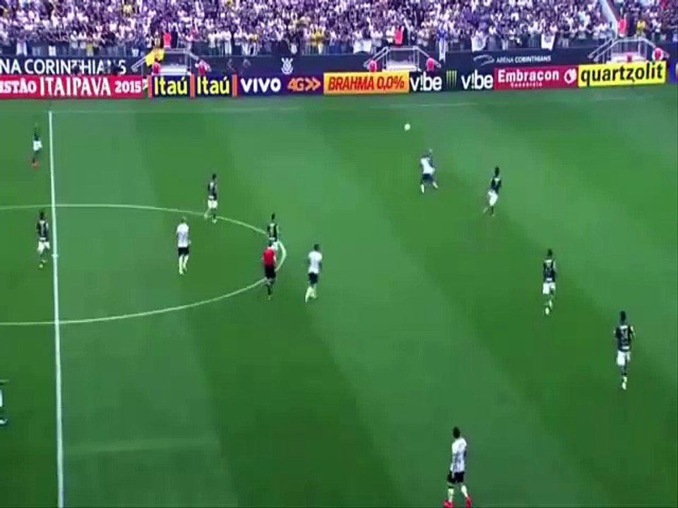 Gol de Mendoza! Corinthians 2 x 1 Palmeiras - Paulistão 19_04_2015