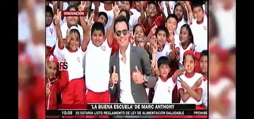 Marc Anthony: Así fue su visita a colegio en Jicamarca