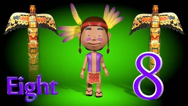 Muffin Songs - Ten Little Indians | nursery rhymes & children songs with lyrics