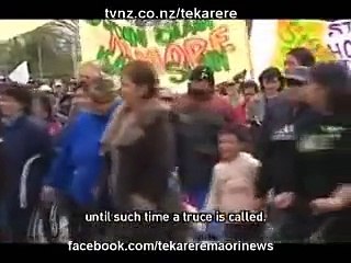Tribesman and Mongrel Mob fighting Murupara and Tame Iti is trying to find a solution Te Karere Maori News TVNZ 9 Nov 2009 English version