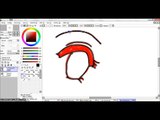 Speed Painting-Paint Tool Sai-Speed Paint Anime Girl Eye