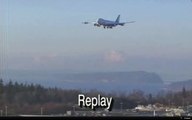 Boeing 747-8 First Flight Landing, Everett Washington USA 8/2/10