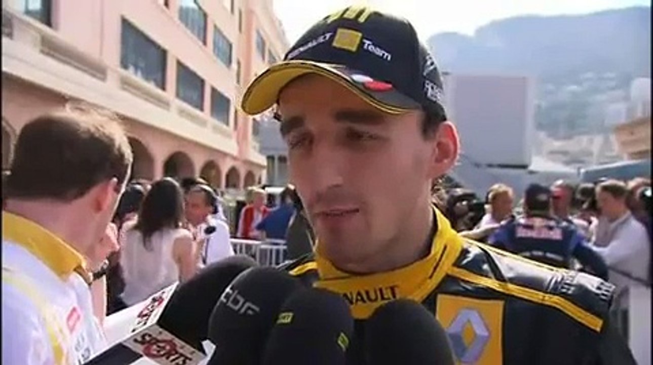 Robert Kubica interview after the race - Monaco GP 2010