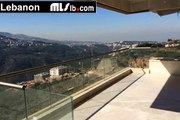 200 m2 apartment for sale in Beit   Mery with a 50 m2 garden  Panoramic view mountains and a swiming pool.