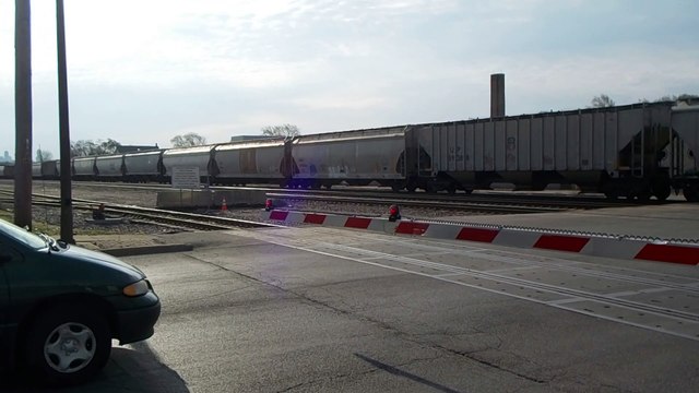 Railfanning this train passing by during the trip to church!