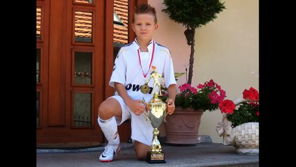 Młody następca Cristiano Ronaldo Dawid Hanc 10 lat