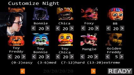 RIDICULOUS | Five Nights at Freddy's 2 - 20x10 Challenge (NateWantsToBattle) (FNAF2)