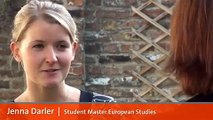 Interview with MA European Studies student Jenna Darler (UK)