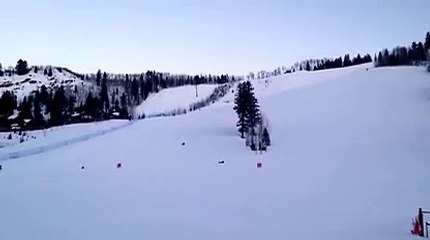 Descente en luge pour soiffard